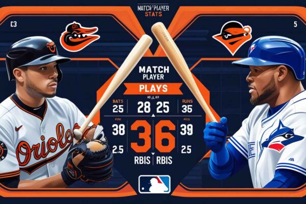 Baltimore Orioles vs Toronto Blue Jays Match Player Stats