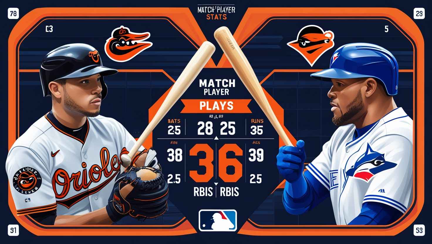 Baltimore Orioles vs Toronto Blue Jays Match Player Stats