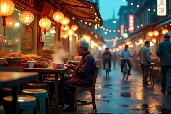 Chinatown Hawker Leftovers Consumption