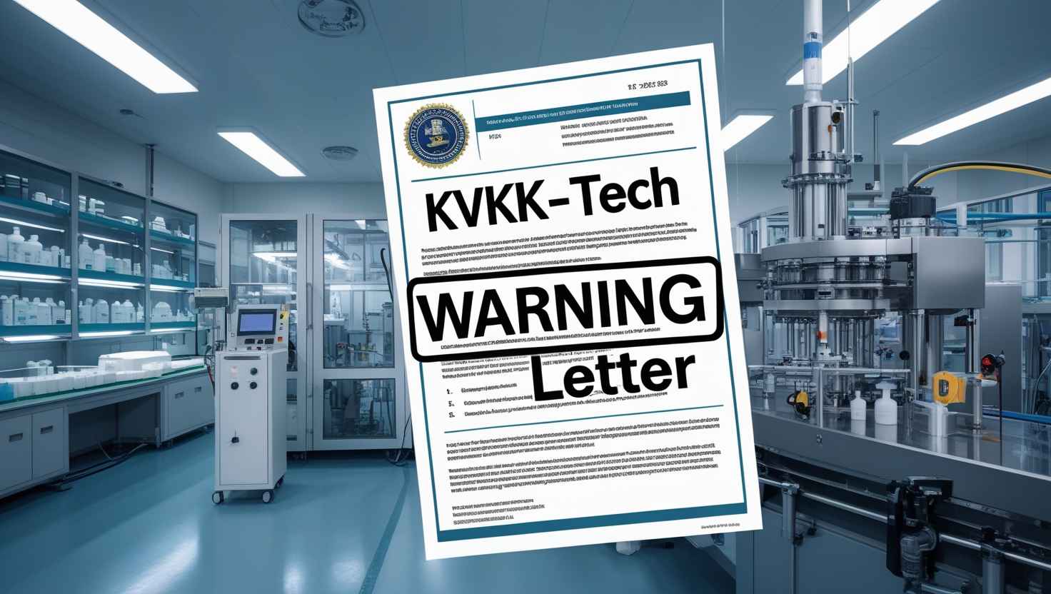 KVK-Tech Warning Letters